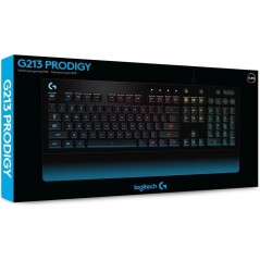 Logitech Prodigy G213 Keyboard - 168 Million Colors, Wired US International - Elevate Your Gaming Experience!
